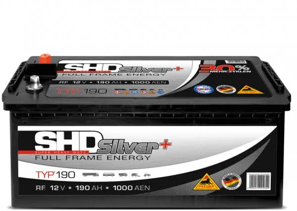 Аккумуляторная батарея 190 Ah 1300A +R под болт