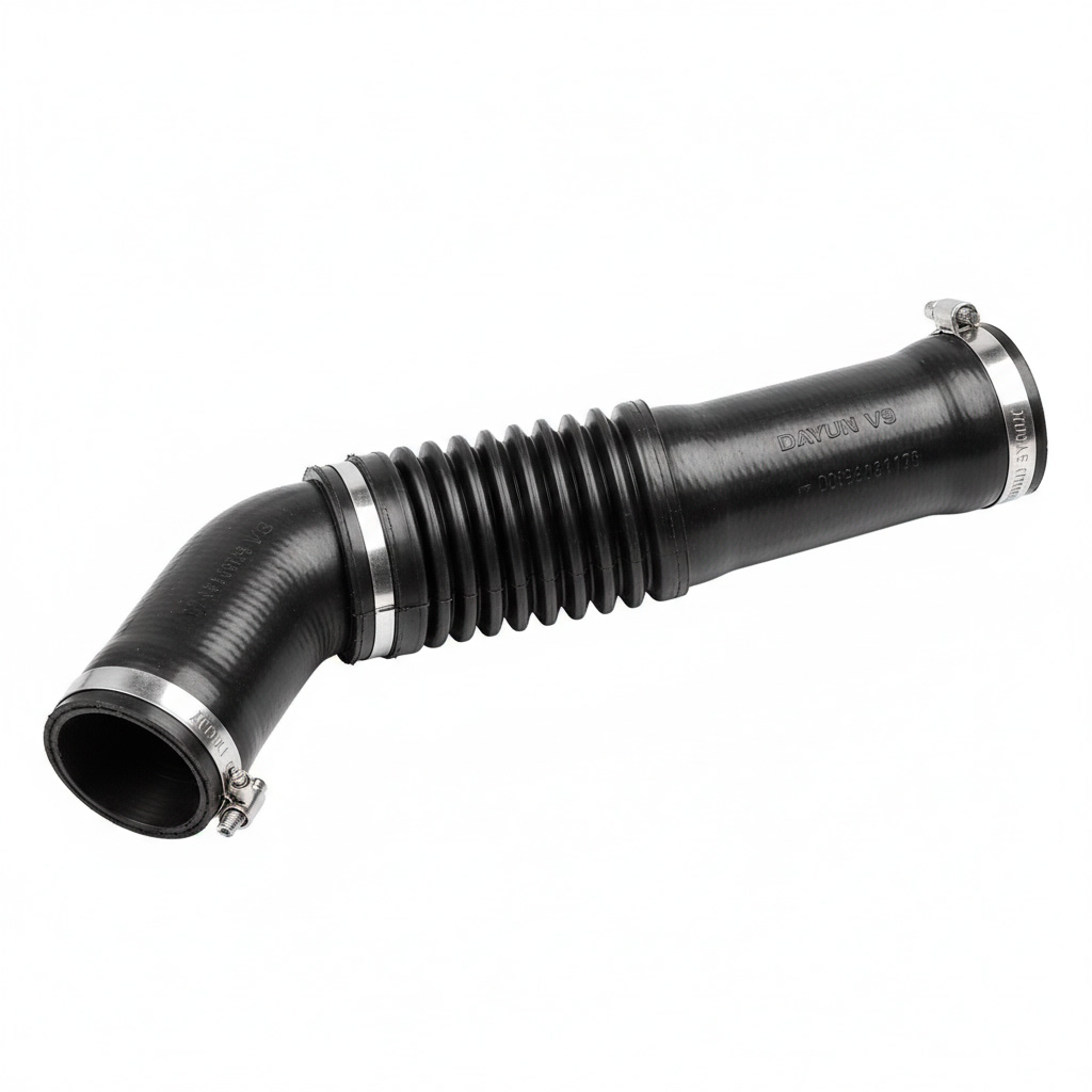 Шланг воздушный (патрубок интеркулера) для тягачей Dayun V9 — изображение 2